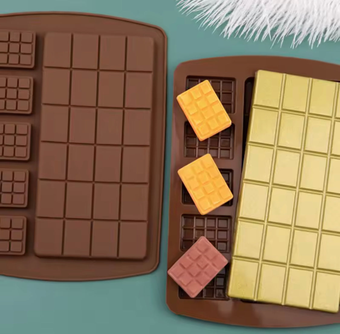 3D Silicone Chocolate Mold, Handmade Chocolate Bar Mold, Cake Decorating Tool 3D Silicone Chocolate Mold, Handmade Chocolate Bar Mold, Cake Decorating Tool